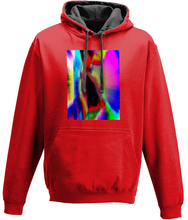 Load image into Gallery viewer, Jp.carp 02 cotton hoodie with contrast color lined hood
