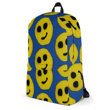 Load image into Gallery viewer, R. Wolff SØ19 Modest smiley all over print backpack