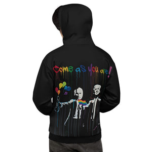 Mr. Kling Come as you are all-over unisex hoodie