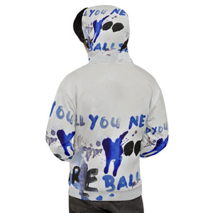 Luanne May All you need are balls unisex all-over hoodie