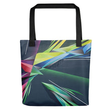 Load image into Gallery viewer, #ArtIt- urban artwear making streetwear out of contemporary art: Adrian Platkovsky all over print shopping bag delivered on demand