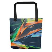 Load image into Gallery viewer, #ArtIt- urban artwear making streetwear out of contemporary art: Adrian Platkovsky all over print tote bag delivered on demand 