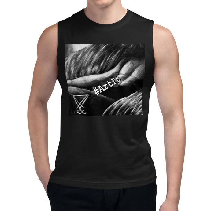 R. Wolff Lucifer sleeveless unisex 100% cotton t-shirt