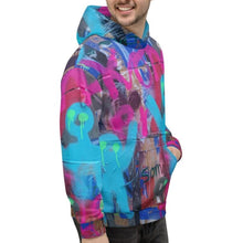 Load image into Gallery viewer, Luanne May Are Friends Electric? II SØ19 all-over unisex hoodie