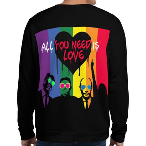 Mr. Kling All you need is love all-over unisex sweatshirt