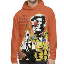Load image into Gallery viewer, Mr. Kling Self love Trump hoodie from #ArtIt - urban artwear