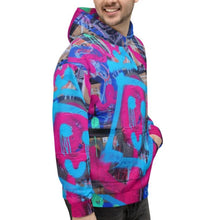 Load image into Gallery viewer, Luanne May Are Friends Electric? I SØ19 unisex all-over hoodie
