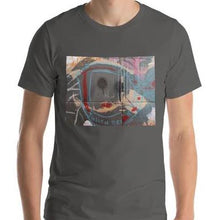 Load image into Gallery viewer, #ArtIt- urban artwear making streetwear out of contemporary art: Luanne May grey cotton t-shirt delivered print on demand