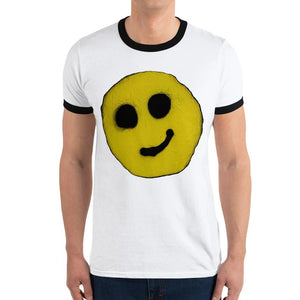 #ArtIt- urban artwear making streetwear out of contemporary art: R. Wolff cotton smiley tee delivered print on demand