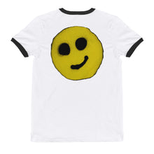 Load image into Gallery viewer, #ArtIt- urban artwear making streetwear out of contemporary art: R. Wolff cotton smiley tee delivered print on demand