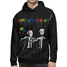 Load image into Gallery viewer, Mr. Kling Come as you are all-over unisex hoodie