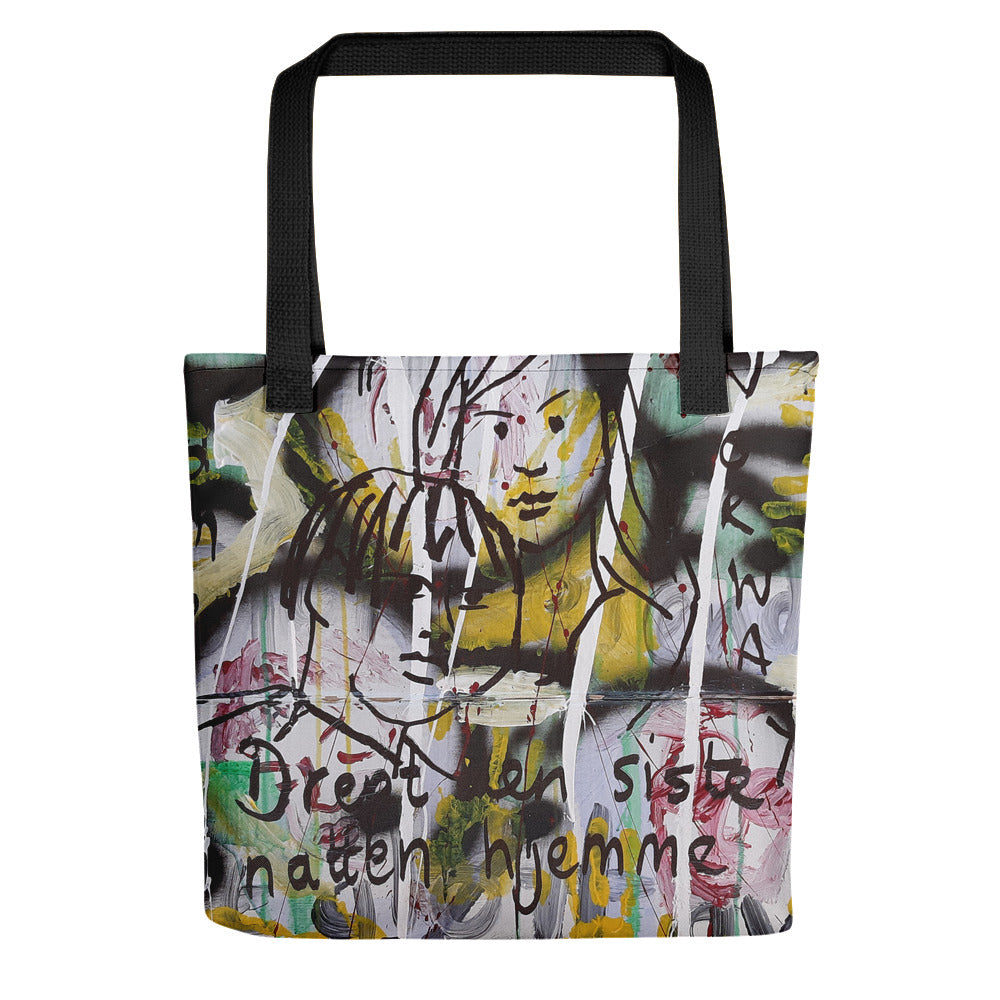 #ArtIt- urban artwear making streetwear out of contemporary art: Luanne May all over print tote bag delivered on demand