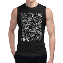 Load image into Gallery viewer, Emil Ellefsen Noise sleeveless unisex 100% cotton t-shirt