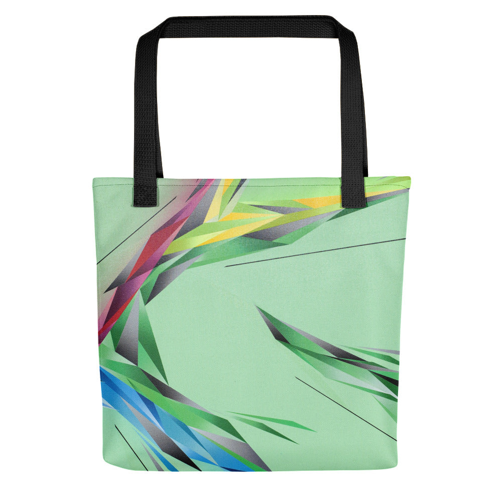 #ArtIt - urban artwear, making streetwear out of contemporary art: A. Platkovsky all over printed tote bag delivered on demand