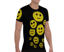 Load image into Gallery viewer, R. Wolff Smileys SØ19 all-over athletic t-shirt