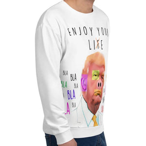 Mr. Kling Enjoy your life unisex all-over sweatshirt