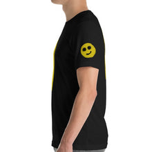 Load image into Gallery viewer, R. Wolff Modest smiley SØ19 unisex 100% cotton t-shirt w/print on four sides