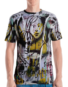 #ArtIt- urban artwear making streetwear out of contemporary art: Luanne May all over print t-shirt delivered on demand