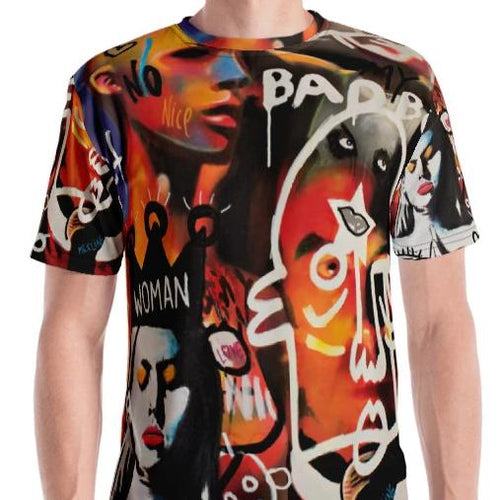 #ArtIt- urban artwear making streetwear out of contemporary art: Mr. Kling all over print t-shirt delivered on demand